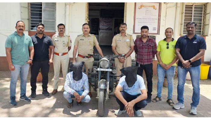 दुचाकीस्वाराला मारहाण करून बुलेटसह साहित्य लुटणाऱ्या तीन आरोपींना अटक; सातारा तालुका पोलिसांची कामगिरी