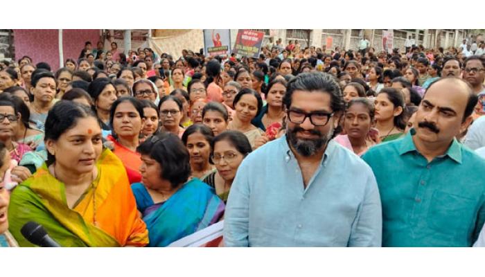 नारीशक्ती वंदन विधेयकाला विरोध करणाऱ्या पक्षांविरोधात भाजपचा हल्लाबोल; साताऱ्यात जनआक्रोश मोर्चा