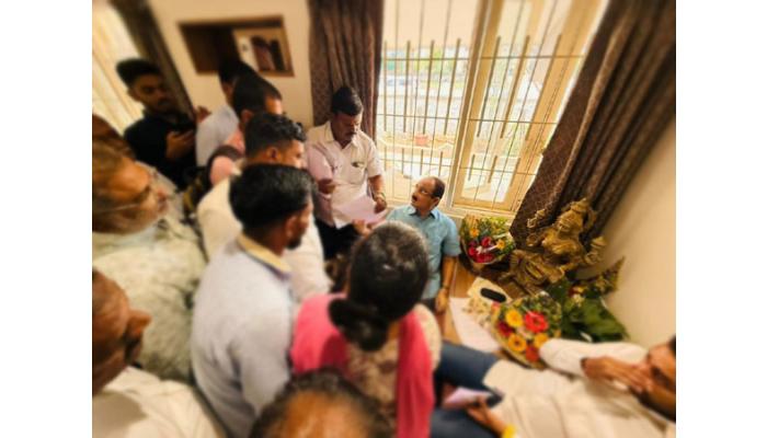 जनता दरबारात मंत्री मकरंद पाटील यांचा शेकडो नागरिकांशी थेट संवाद; समस्यांचा 'ऑन द स्पॉट' फैसला