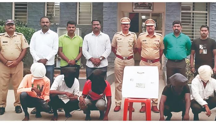 कुरणेवाडी दरोड्यातील टोळी जेरबंद; म्हसवड पोलीस व एलसीबीची संयुक्त कारवाई
