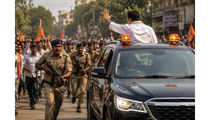 मंत्र्यांचे ताफे, सुरक्षा व्यवस्था व हेलिकॉप्टर दौऱ्यांवरील खर्च नियंत्रणाची मागणी- ॲड. वैभव मोरे; गृहमंत्री देवेंद्र फडणवीस यांना निवेदन