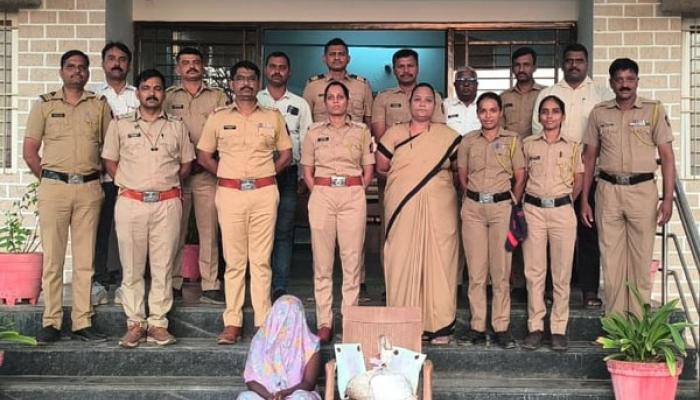 वाठार पोलिसांची अंमली पदार्थांविरोधात धडक कारवाईत महिलेला अटक; एक किलो गांजा जप्त