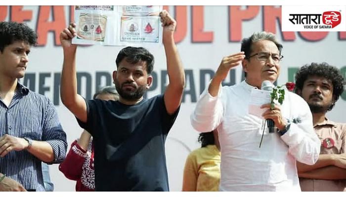 धर्मेंद्र प्रधान यांचा राजीनामा घेतला जात नाही तोपर्यंत आंदोलन सुरूच ठेवणार : अभिजित दिपके यांचा इशारा, कॉक्रोच जनता पार्टीचे जंतर-मंतरवर आंदोलन