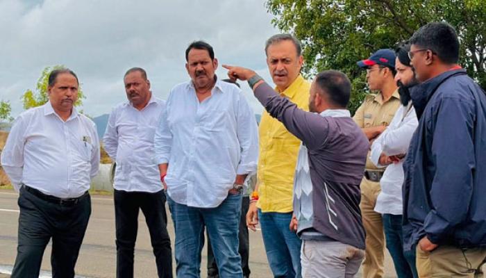 कास जलवाहिनीचे काम अंतिम टप्प्यात; खा. उदयनराजे भोसले यांच्याकडून पाहणी; सातारा शहराच्या दीर्घकालीन पाणीपुरवठ्यासाठी महत्त्वाचा प्रकल्प लवकरच सुरू होणार