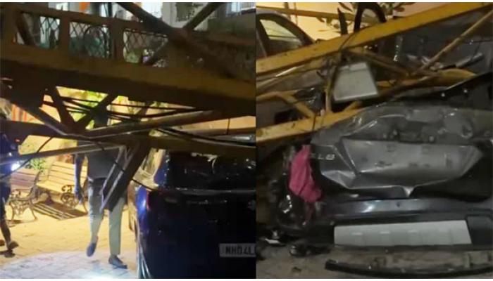 मुंबईत मिरा रोडच्या 'जेपी नॉर्थ' परिसरात 13 व्या मजल्यावरील बांधकाम क्रेन कोसळून भीषण दुर्घटना; एकाचा मृत्यू झाला, तीन जण जखमी