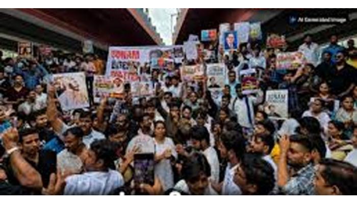 छत्रपती संभाजीनगरमध्ये विद्यार्थ्यांचा एल्गार ! धर्मेंद्र प्रधानांच्या राजीनाम्याची मागणी, केंद्र सरकारचा निषेध