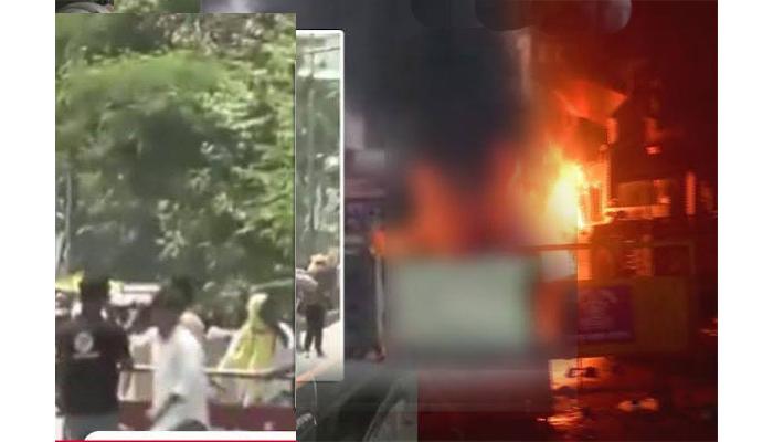 धर्मेंद्र प्रधान यांच्या राजीनाम्यासाठी बिहारमध्ये हिसेंचा भडका!आंदोलकांनीही दगडफेक करत गाड्यांची केली जाळपोळ