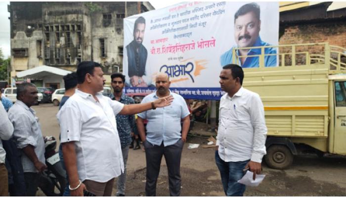 नगरसेवक जयवंतदादा भोसले यांनी घेतला प्रभाग स्वच्छतेचा ध्यास; आरोग्याच्या प्रश्&zwj;नाकडे प्राधान्याने लक्ष दिल्याने नागरिकांमध्ये समाधानाचे वातावरण