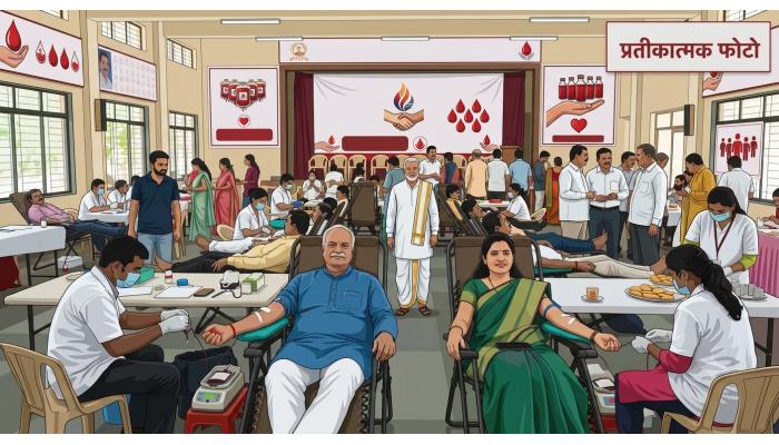 ८ ऑगस्टला भव्य रक्तदान शिबीर; ५ हजार बाटल्या रक्त संकलनाचा मानस