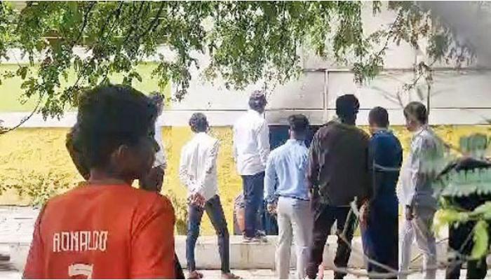 विद्यार्थ्यांची वेळ टळली, अनर्थ टळला ; पोवई नाका परिसरातील सेंट पॉलच्या कॅन्टीनमध्ये आगीचा भडका