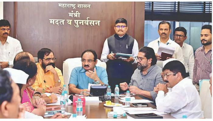 दरडग्रस्त व पूरग्रस्त गावांच्या पुनर्वसनासाठी धारित धोरण लवकरच तयार करण्यात येणार - मदत व पुनर्वसन मंत्री मकरंद पाटील