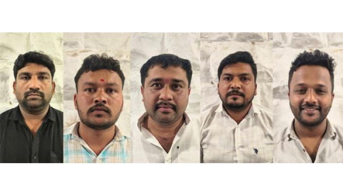 नायगावमधील कंपनीला कॉन्&zwj;ट्रॅक्&zwj;टसह खंडणी मागणार्&zwj;या ५ जणांना अटक; संशयित पुणे, सांगली जिल्&zwj;ह्यातील