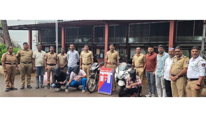 शिरवळमध्ये दोन गुन्ह्यांचा छडा; अल्पवयीनांच्या मदतीने सराईत आरोपीपर्यंत पोलिसांची मजल, दोन दुचाकींसह तब्बल 3 लाख 22 हजार रुपयांचा मुद्देमाल हस्तगत