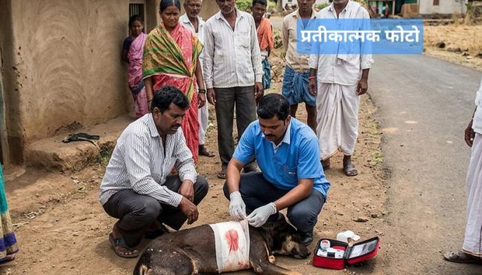 पाळीव कुत्र्यावर कोयत्याने वार; एकावर गुन्हा