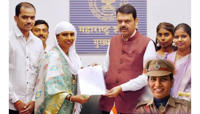 कवठे येथील शहीद अंबादास पवार यांच्या पत्नी कल्पना पवार यांना पोलीस उपाअधीक्षक म्हणून थेट नियुक्ती; खाकी वर्दीत देशसेवेसाठी सज्ज