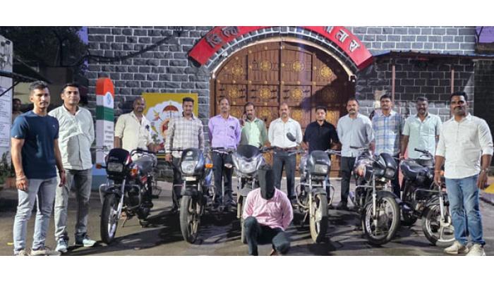मिरजेत लपून बसला, साताऱ्यातील सहा दुचाकींचा ठाव लागला; डी.बी. पथकाची दोन दिवस पाळत; २.९० लाखांचा मुद्देमाल जप्त