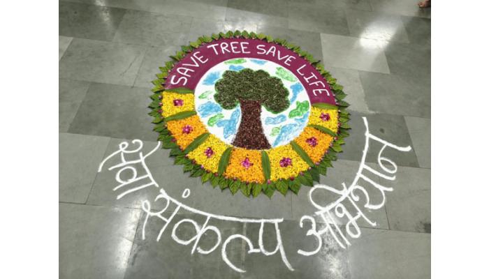 सेवा संकल्प अभियानांतर्गत पाटण येथे सावित्रीबाई फुले वसतिगृहात रांगोळी स्पर्धा व पर्यावरण संवर्धन शपथ