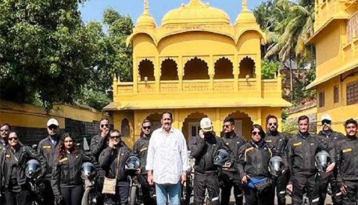 नौसिकांनी अनुभवला शूरांच्या जिल्ह्याचा ऐतिहासिक वारसा !, &lsquo;वेस्टर्न नेव्हल कमांड&rsquo;च्या दुचाकी रॅलीचे साताऱ्यात जोरदार स्वागत, जलमंदिर निवासस्थानी सदिच्छा भेट