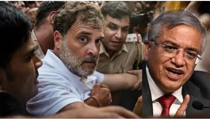 दिल्लीत जोरदार राडा; मोर्चा थांबवला अन् राहुल गांधी थेट बॅरिकेडवर चढले, मुख्य निवडणूक आयुक्त ज्ञानेश कुमारांविरोधात हल्लाबोल
