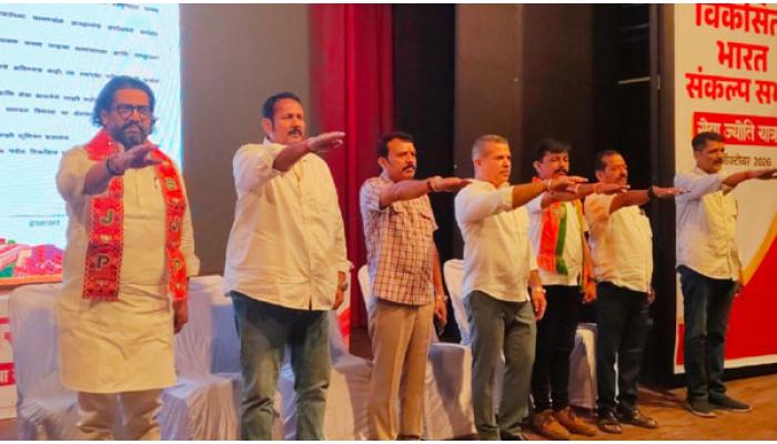 सातार्&zwj;यातून भारतीय जनता पक्षाच्या &lsquo;विकसित भारत&rsquo;चा संदेश; सेवा ज्योती यात्रेला उत्स्फूर्त प्रारंभ