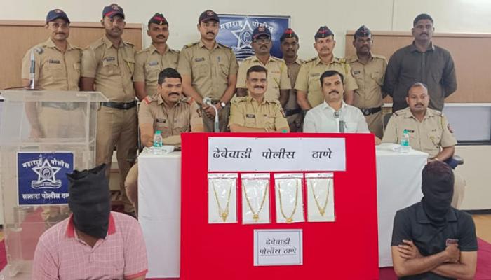 ढेबेवाडी येथील सराफ दुकानात 10 तोळे सोन्याचे दागिने चोरणारी दुक्कल जेरबंद; 48 तासांत ठोकल्या बेड्या, सर्व मुद्देमाल हस्तगत