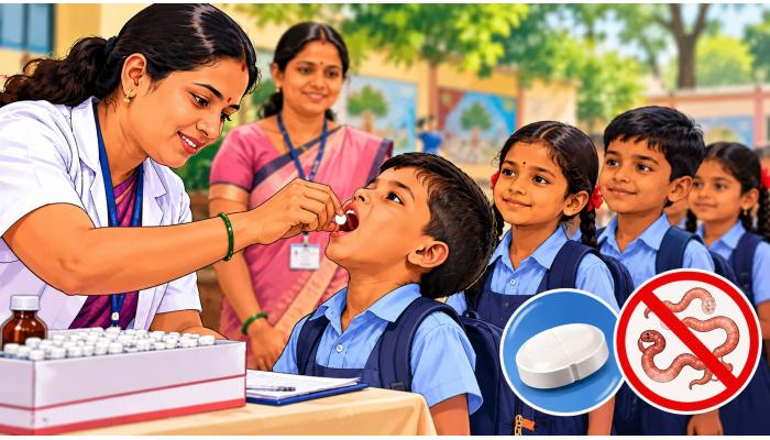सातारा जिल्ह्यात २७ ऑक्टोबरला राष्ट्रीय जंतनाशक मोहीम; ६ लाख ३१ हजार बालकांना मिळणार डोस
