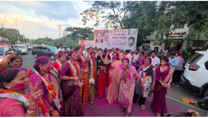 हर्षदा जाधव-देशमुख यांच्या विजयाने साताऱ्यात राष्ट्रवादीचा गुलाल